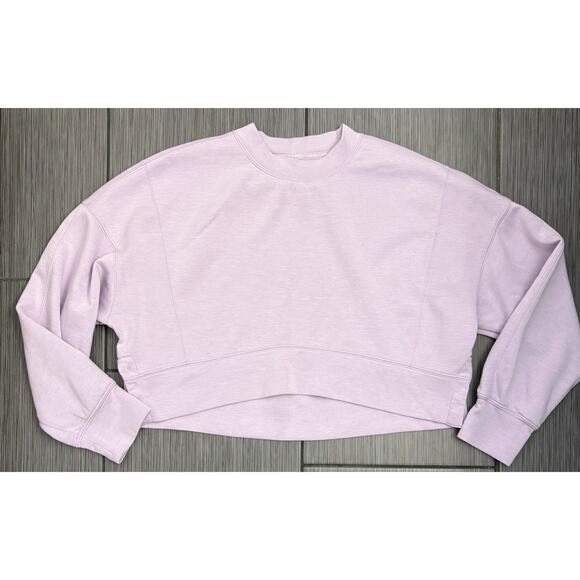Abercrombie & Fitch Tops - Abercrombie Your Personal Best Purple Cropped Sweatshirt Size Small Activewear
